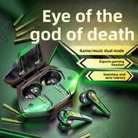 Écouteurs intra-auriculaires sans fil pour le gaming e-sport avec annulation active du bruit (ANC), étanchéité à vie, commandes tactiles, ultra-faible latence