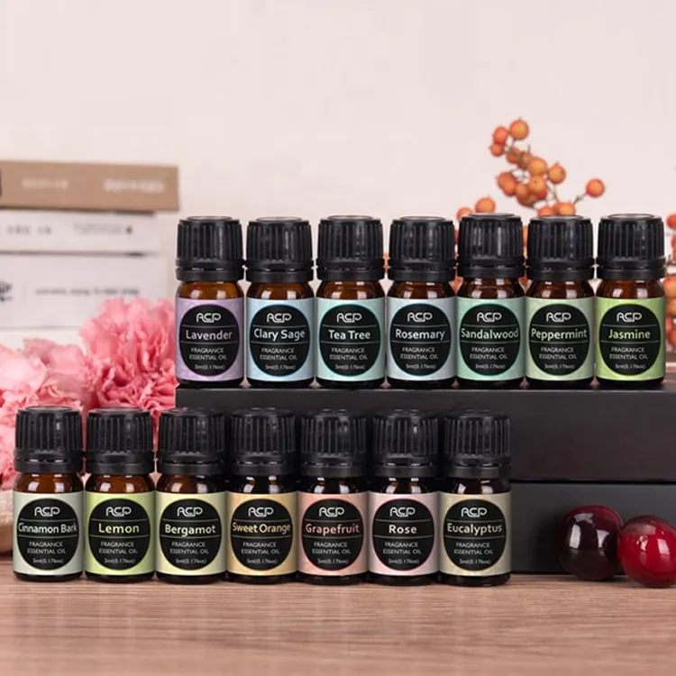 2020 Hot Sale 5Ml Essential Oil Set Of 7Pcs Or 14ピース/セット100% Aromatherapy Essential Oil For Aroma Diffuser