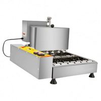 Volledige bakkerij donutfriteuse met intelligent bedieningspaneel, voor zoete, frituurgebakken gebakjes, olieachtige cakes en donutproductie.