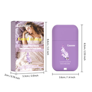 Inhalador Nasal Herbal Natural para Dormir y Aliviar el Estrés, Inhalador de Aceite Esencial de Lavanda para Relajarse y Mantenerse Dormido - Product Image 2