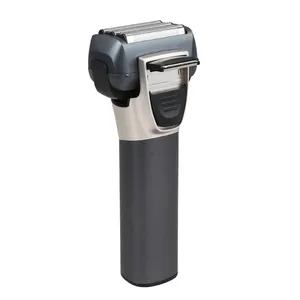 Pistonlu elektrikli tıraş makinesi şarj edilebilir folyo tıraş tapınak kesici kafa dört bıçakları tıraş