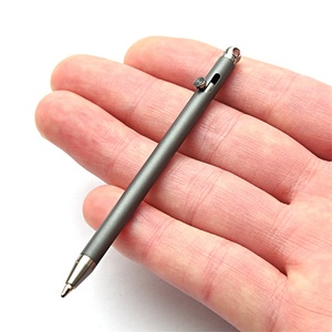 EDC Outdoor Kleine Mini Pocket Bolt Action Geschenk Titan Pen - Product Image 1