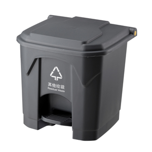 ถังขยะพลาสติกขนาดเล็ก50L 30L ใช้เหยียบเท้าพร้อมฝาปิดถังขยะสำหรับห้องน้ำ - Product Image 2