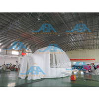 Carpa inflable de aire blanco para eventos al aire libre, carpa publicitaria para club nocturno, carpa inflable para fiesta de circo