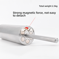 Kj GYM Équipement de musculation : Prolongateur de pile de poids magnétique en acier avec broche solide, durable, pour une puissance d'entraînement accrue, 2,5 kg