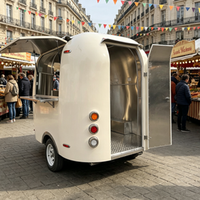Remorques alimentaires certifiées DOT pour pizzas et barbecues, entièrement équipées de machines à snacks, camions de restauration