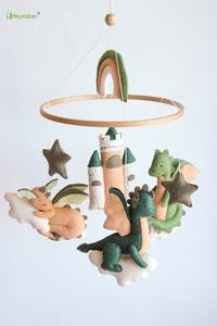 <span class=keywords><strong>Cuento</strong></span> <span class=keywords><strong>de</strong></span> hadas respetuoso con el medio ambiente hecho a mano Castillo Animal <span class=keywords><strong>fieltro</strong></span> juguetes personalizado dragón bebé cuna móvil para decoración <span class=keywords><strong>de</strong></span> guardería - Product Image 2