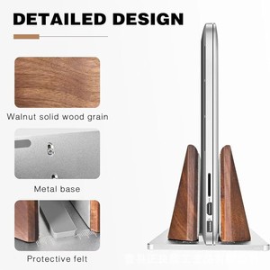 Wooden Laptop <b>Stand</b> Minimalist Design Desktop Organizer For Tablet <b>Pc</b> <b>Stands</b> - Product Image 5
