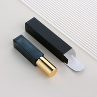 Flacon de parfum carré bleu en verre épais SUMEEAR 10 ml, rechargeable, vaporisateur de parfum, atomiseur, impression sur écran, carton de sécurité