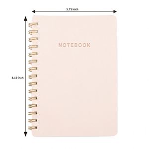 Bloc de Notas Ecológico para la Universidad, Diseño de Doble Círculo Metálico con Espiral Antiexplosión para Mayor Portabilidad - Product Image 2