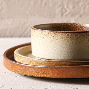 Service de table en céramique rétro avec bol, porcelaine haute température pour la maison, l'hôtellerie et la restauration - Product Image 3