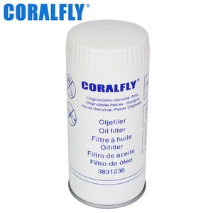 กรองน้ำมันเครื่องรถบรรทุก CORALFLY คุณภาพสูง ทนทาน เชื่อถือได้ รุ่น 3831236 17457469 17535679 LF4054 P502908 สำหรับ Volvo - Product Image 4