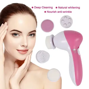 Neues Design Kunden spezifisches LOGO Lcd Display Ultraschall Vibration Peeling Gesichts reinigungs bürste