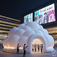 Tente gonflable populaire en forme de nuage pour le camping, les événements commerciaux, les expositions, les tentes gonflables pour événements, les tentes dôme pour fêtes