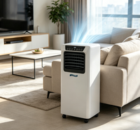 AIRWENS Climatiseur et Chauffage Électrique Portable Silencieux 12000 BTU pour Usage Domestique, Faible Niveau Sonore, Classe Énergétique, Télécommande
