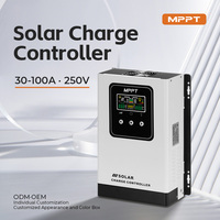 Kungf Solar-Laderegler MPPT 50A-120A Auto 12V 24V 36V 48V LCD-Display OEM-Fertigung für Solaranlagen