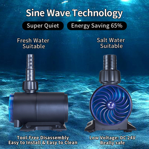 Nouveau design <span class=keywords><strong>10000L</strong></span>/<span class=keywords><strong>H</strong></span> 85W pompes à eau pour étang à poissons <span class=keywords><strong>pompe</strong></span> de réservoir de récif DC <span class=keywords><strong>pompe</strong></span> à eau submersible marine pour aquarium - Product Image 5