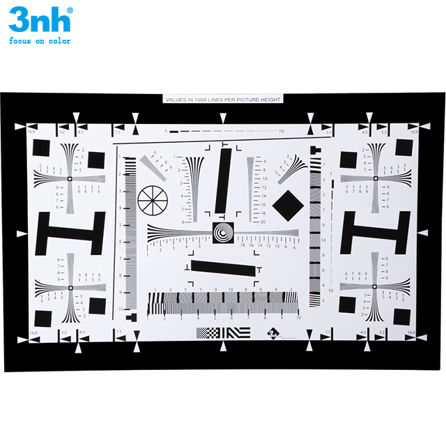 ISO12233 Camera Optical Testing Charts (0.5x 1x 2x 4x 8x) 2000 Lines Resolution Chart OEM Paper
