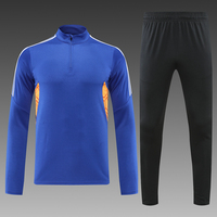 Vente en gros Veste de football respirante pour hommes jeunes et décontractés Uniformes de football Combinaison de couleurs Maillot de football