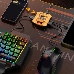 Clavier et souris de jeu Wiisun M10 Handie filaire + sans fil, matériau ABS, convertisseur 5V 2A Android 10+ IOS 13+ - Product Image 2