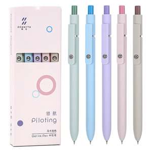 High Quality Can Print Logo Retractable Gel <strong>Pen</strong> 0.5MM Carbon Steel Tip for Examination Use Morandi - Product Image 6