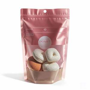 Sac zip-lock givré imprimé avec LOGO personnalisé Pochette debout Sacs en mylar Sacs hermétiques réutilisables pour emballage alimentaire - Product Image 3