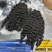 Extensions de cheveux bouclés birmans 100% cheveux humains bruts non traités, cheveux vierges 12A, boucles spiralées rebondissantes