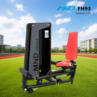 Nouvel Arrivage Appareil de Musculation des Mollets Assis MND FH93 pour Salle de Sport Commerciale et Centre de Fitness Durable