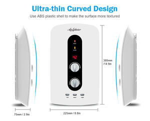 Chauffe-eau instantané pour hôtel 220V avec pompe de surpression et bouton de commande 5500W, contrôle par bouton, étanche, en plastique, OEM ODM - Product Image 4