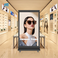 Écran d'affichage publicitaire numérique 4K UHD de 75 pouces sur pied, écran LCD commercial intérieur Android