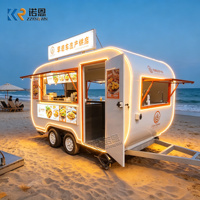 Chariot alimentaire au design créatif, cuisine mobile pour café, jus, en-cas, chariot alimentaire extérieur