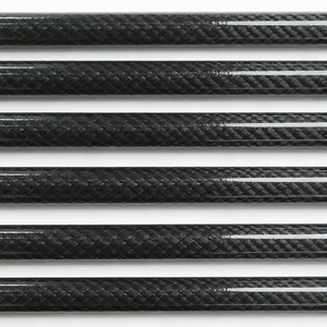 Tube en fibre de carbone 22 mm 3K, tissage uni/twill, léger, haute résistance, diamètre personnalisé pour détecteur de métaux ED, tige de <span class=keywords><strong>poteau</strong></span> - Product Image 5