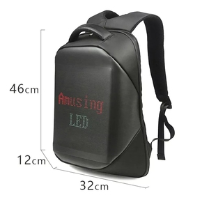Sac à dos de moto intelligent à LED imperméable personnalisé, écran d'affichage extérieur, sac à casque, sac à dos de moto à LED - Product Image 4