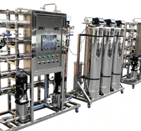 Équipement de purification d'eau par osmose inverse à double passage avec membrane RO 4040/8080 pour applications industrielles