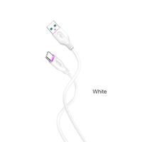 KAKUSIGA Kabel Data Silikon USB ke Type C 1 Meter, Pengisian Cepat, Trendi, Grosir, Terlaris untuk Ponsel