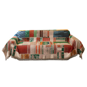 Housse de canapé intégrale style luxe léger, motifs variés, toutes saisons, universelle, antidérapante et résistante aux taches - Product Image 5