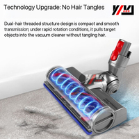 Tête de brosse motorisée pour aspirateurs Dyson V7 V8 V10 V11 V15, anti-emmêlement, à dégagement rapide, pièces de rechange pour brosse à sol, vente en gros