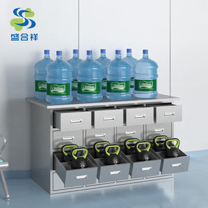 伝統的な中国医学病院用ステンレス製耐久性のあるミニマルデザイン環境に優しい多段引き出しハーブ収納庫 - Product Image 4