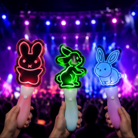 Bâton lumineux LED en acrylique plastique RGB, forme personnalisée, portable, pour concert d'idole Kpop, réunion de fans, fête, événement, cadeau promotionnel