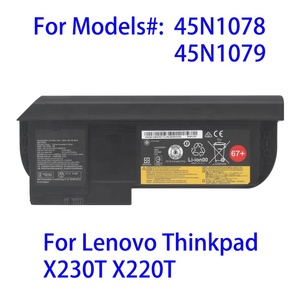 Pin máy tính xách tay 45n1078 45n1079 cho Lenovo ThinkPad x230t x220t 11.1V 63wh Pin máy tính xách tay 67 + - Product Image 2