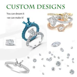 Anillo de Compromiso y Aniversario de Diseño Nuevo con Moissanita Ovalada de 1 Quilate y Oro de 18 Quilates con Anillo de Moissanita en Forma de Marquesa - Product Image 5