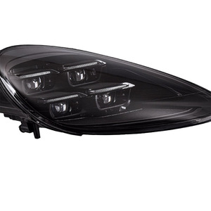 ชุดไฟหน้า Porsche Cayenne ปี 2011-2014 แบบดัดแปลง LED Matrix สีดำ สำหรับการติดตั้งเพิ่มเติมเพื่ออัปเกรด - Product Image 3