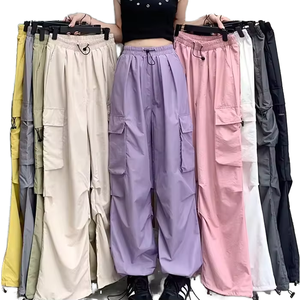 2024 nuovi pantaloni <span class=keywords><strong>Cargo</strong></span> da <span class=keywords><strong>donna</strong></span> alla moda pantaloni estivi <span class=keywords><strong>larghi</strong></span> e traspiranti dimagranti pantaloni Casual per uso in palestra all'ingrosso - Product Image 1