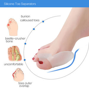 Correcteur orteil Silicone Bunion pouce Valgus protecteur empêchant les ampoules outils à ongles soins des pieds séparateurs d'orteils - Product Image 3