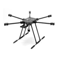 Kit de cadre de drone quadrirotor et hexacopter pliant compact haute résistance entièrement en fibre de carbone