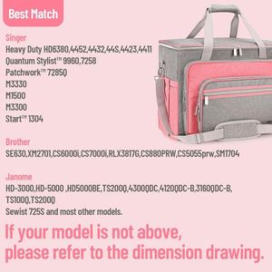 Échantillon Gratuit : Sac de Transport à Roulettes pour Machine à Coudre, Organisateur de Voyage pour Machine à Coudre - Product Image 3