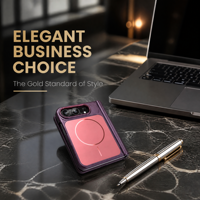 Étui magnétique pour iPhone Duo Hinge, protection intégrale, finition mate, antichoc, coque rigide pour téléphone, compatible anti-rayures, pliable