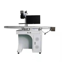 Desktop Uv Laser Gravure Machine 3W 5W Glazen Fles Keramische Beker Logo Afdrukken Siliconen Pcb Kaart Cnc Uv Laser Marker
