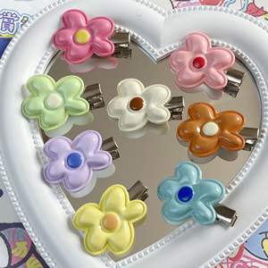 Pinzas para el Cabello con Flores para Niñas, Accesorios para el Cabello de Bebés, Pinzas para el Cabello con Diseño de Princesa Coreana - Product Image 1