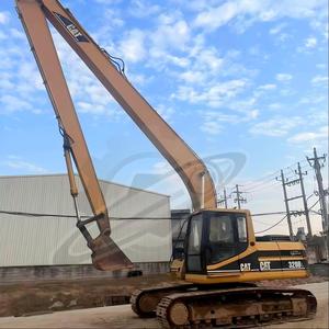Excavatrice Caterpillar 320BL d'origine, excavatrice sur chenilles CAT 320B, excavatrice Cater 320bL, avec un bras d'extension étendu - Product Image 3